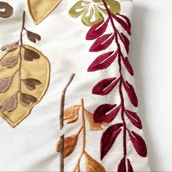 Two Pier 1 Embroidered Floral Throw Pillow Covers Elena Gilbert Vampire Diaries - Picture 4 of 15